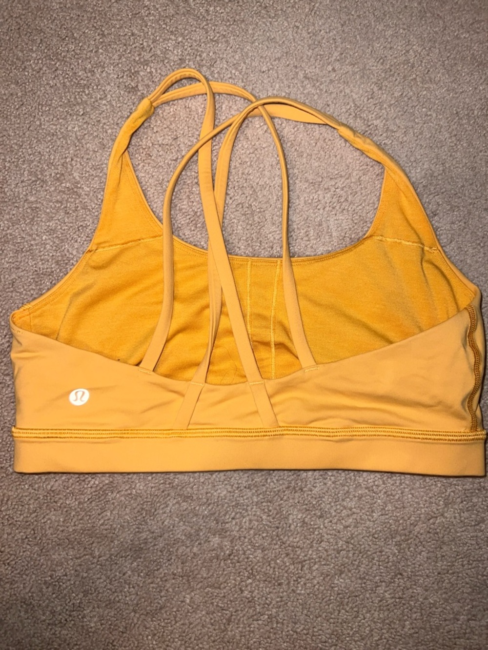 lululemon athletica Mustard Multi-Strap Sports Bra